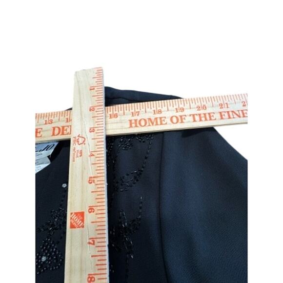 NWT! "DELA-JO"Deadstock 2 Pc. Set Beaded Lounge SZ 20w Grandmacore Sheer Overlay - Picture 11 of 16